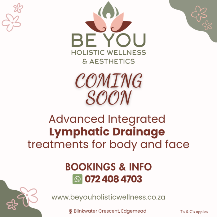 Lymphatic Drainage Coming Soon
